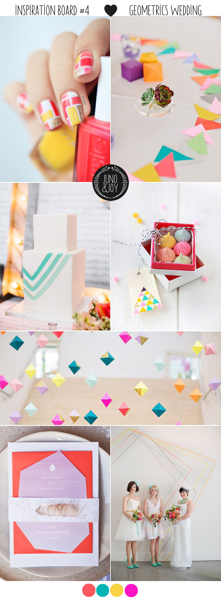 geometric wedding inspiration